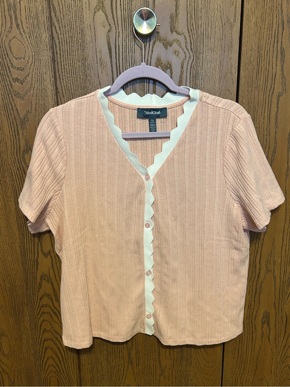 ModCloth-Bright Bliss Button Down - Picture 3 of 4